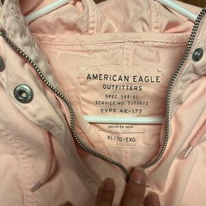 American Eagle Outfitters Pink Utility Jacket
